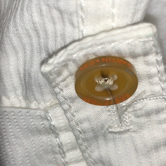 Martin + Osa Cotton Cuffed Casual Shorts Size 8 - Picture 3 of 7